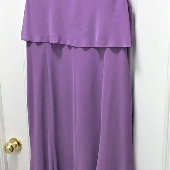 Jacques Vert Purple Dress Size 16 Machine Washable - Picture 5 of 8